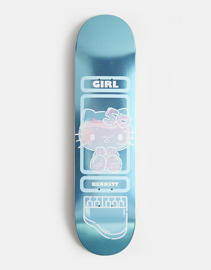 Girl x Sanrio Bennett Hello Kitty 50th Anniversary G080 Skateboard Deck - 8"