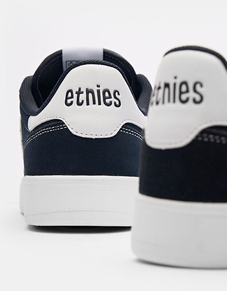 etnies x Fos Emerson Skate Shoes - Navy/White
