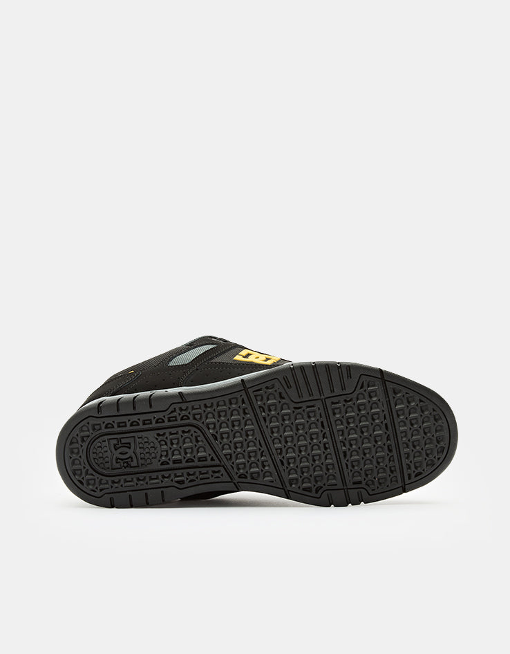 DC Stag Skate Shoes - Black/Yellow