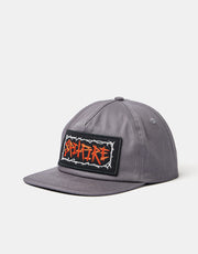 Spitfire Gas Mask Script Patch Snapback Cap - Charcoal