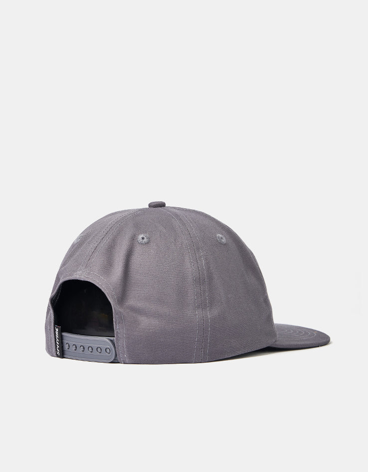Spitfire Gas Mask Script Patch Snapback Cap - Charcoal