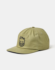 Spitfire Bighead Ripstop Snapback Cap - Olive/Black