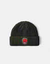 Spitfire Bighead Fill Beanie - Olive/Black/Red