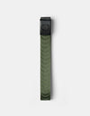 Spitfire Bighead Cut Out Crescent Jacquard Web Belt - Olive/Black