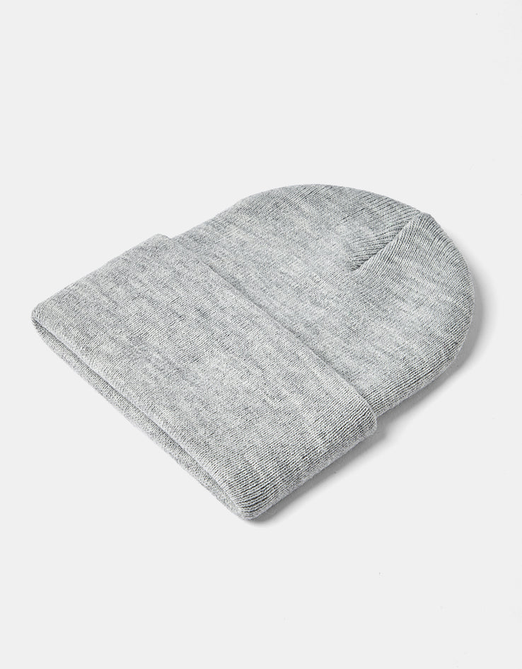 Krooked Sun Heart Beanie - Heather Grey