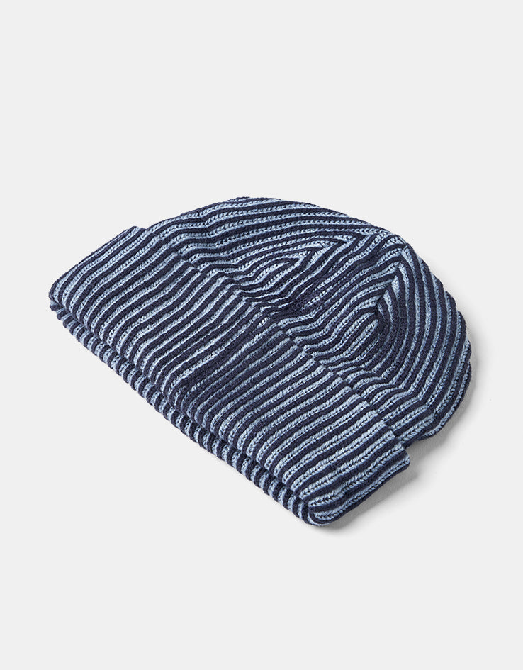 Krooked Eyes Clip Beanie - Navy/Blue/Yellow