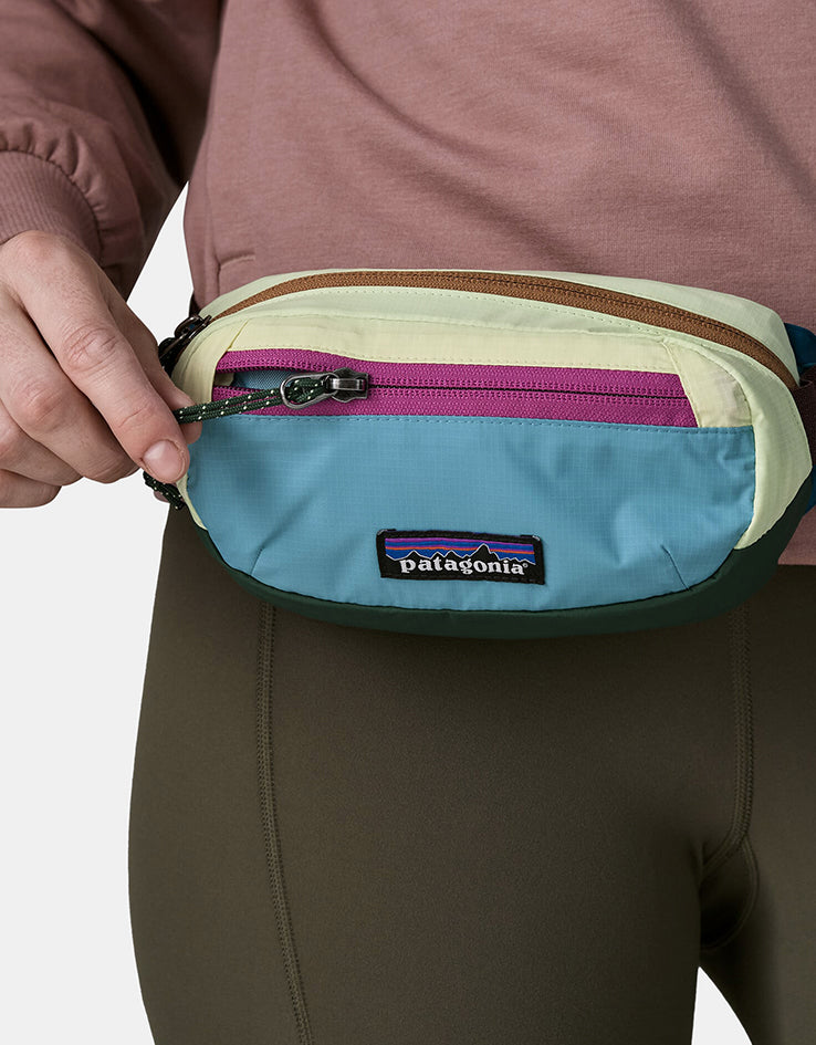 Patagonia Terravia Mini Hip Pack - Patchwork/Snowmelt Blue