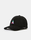 HUF Prism Triple Triangle Cord 6 Panel Curved Visor Cap - Black