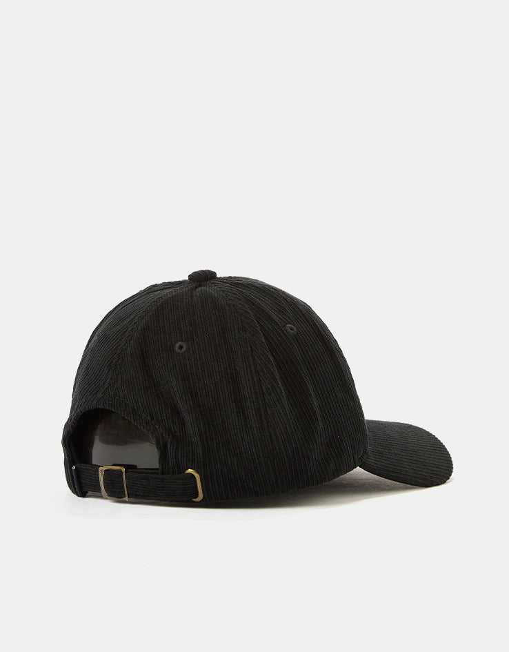 HUF Prism Triple Triangle Cord 6 Panel Curved Visor Cap - Black