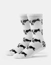 HUF Moo Crew Socks - White