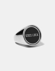 HUF Good Luck Flip Ring - Silver