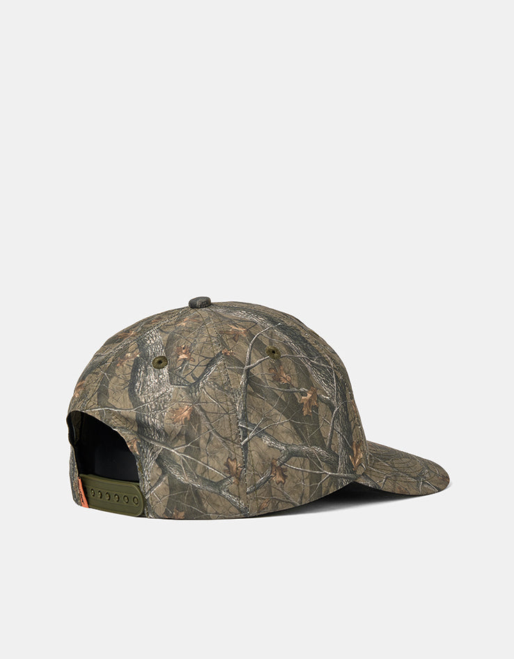 Butter Goods Warped 5 Panel Cap - Forest Camo