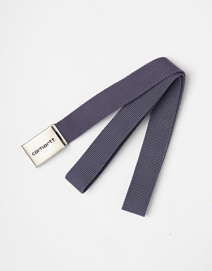 Carhartt WIP Chrome Clip Web Belt - Shady Purple