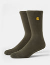 Carhartt WIP Chase Crew Socks - Shungite/Gold