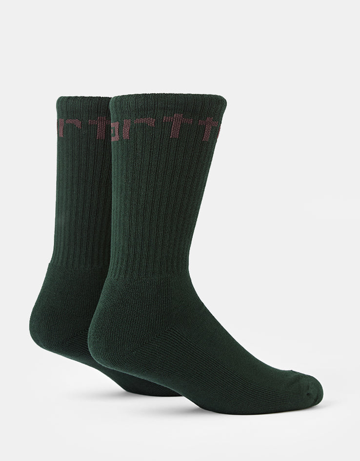 Carhartt WIP Carhartt Crew Socks - Dark Scarab/Palisander