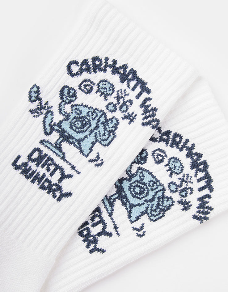 Carhartt WIP Dirty Laundry Crew Socks - White