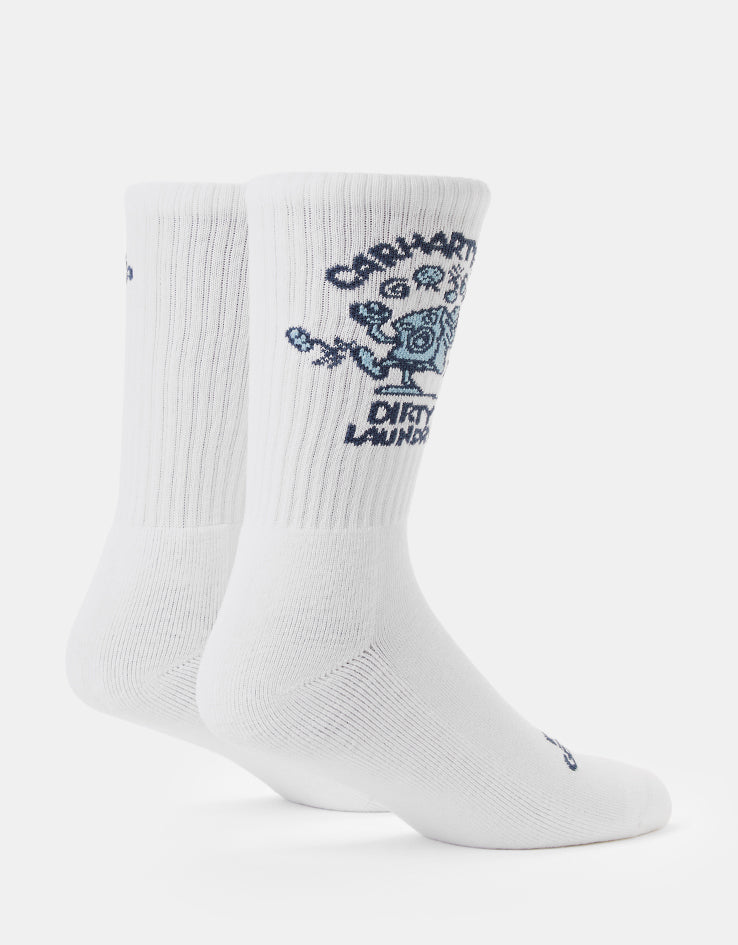 Carhartt WIP Dirty Laundry Crew Socks - White