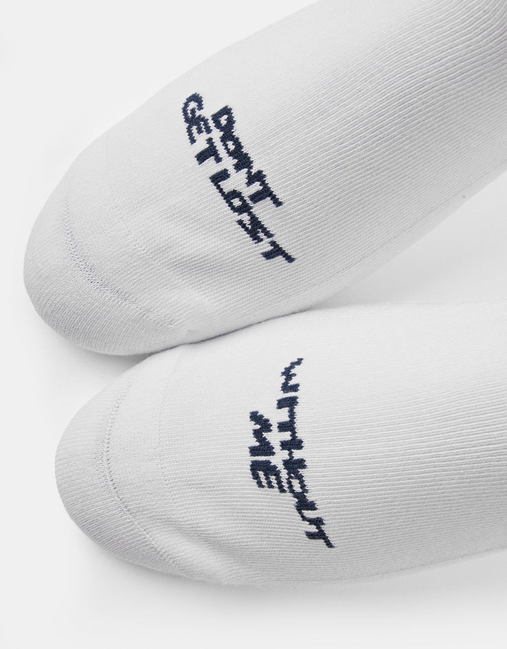 Carhartt WIP Dirty Laundry Crew Socks - White