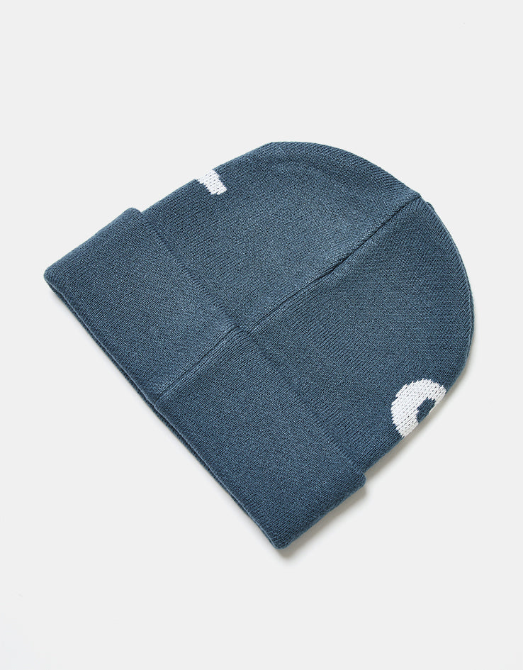 Carhartt WIP Cut Out Beanie - Icesheet/White
