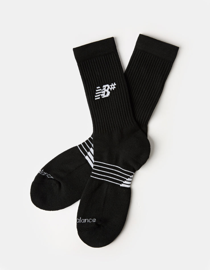 New Balance Numeric Active 3 Pack Crew Socks - Black