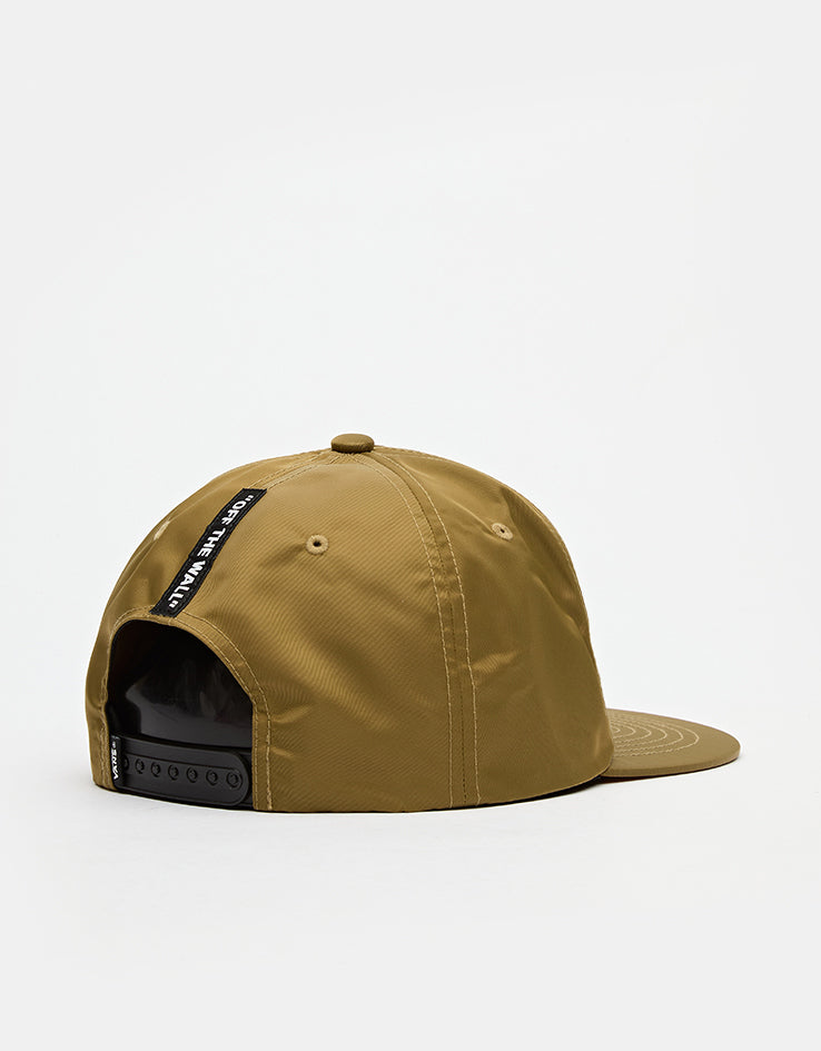 Vans Fremont Unstructured Snapback Cap - Olive Brown
