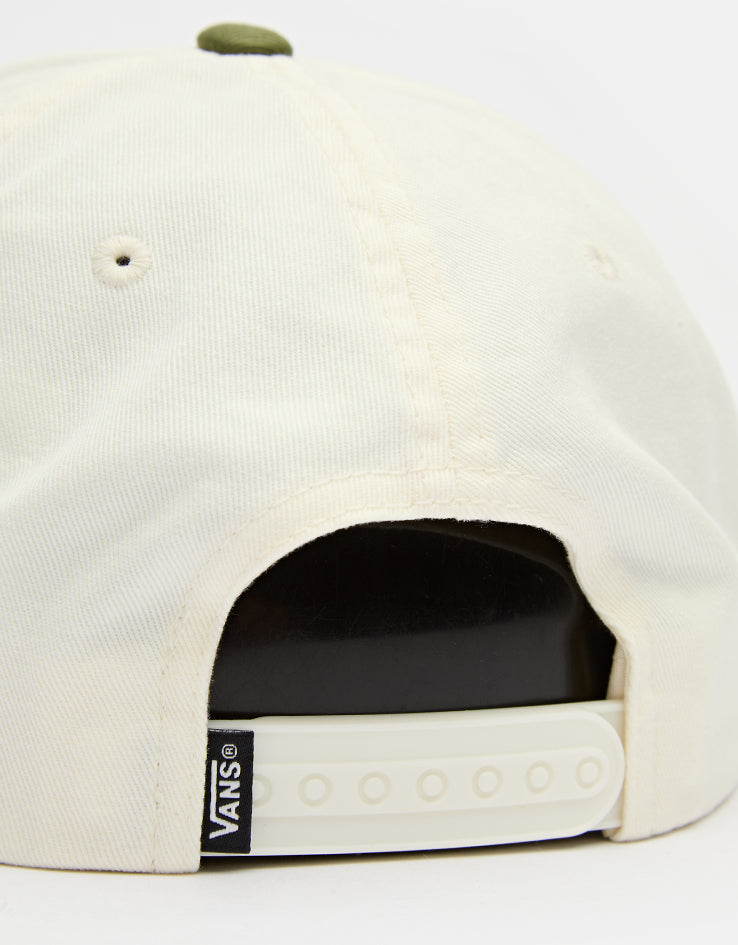 Vans Drop V Logo Snapback Cap - Green Balsam