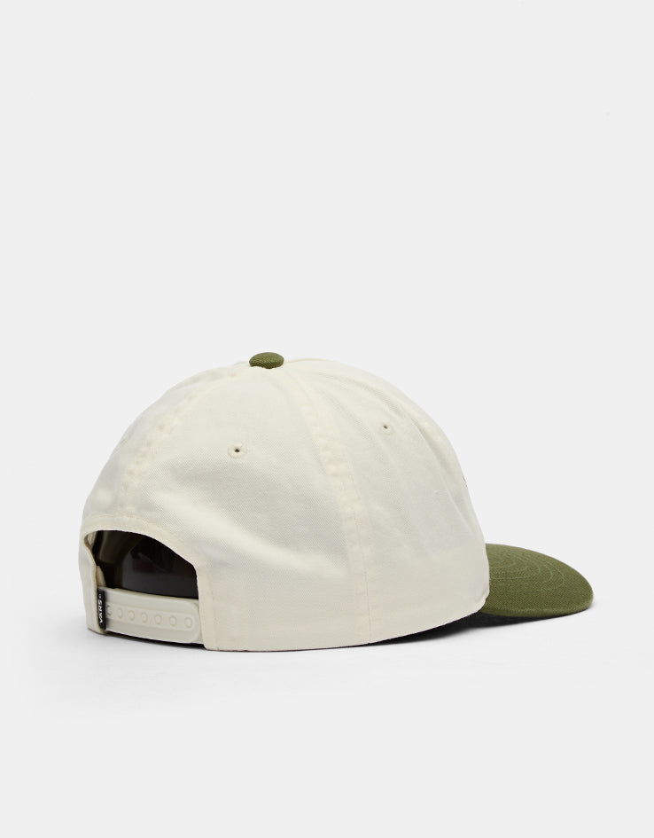 Vans Drop V Logo Snapback Cap - Green Balsam
