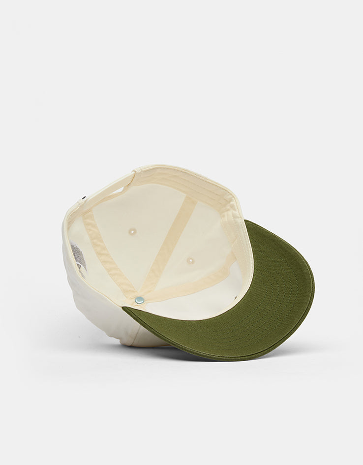 Vans Drop V Logo Snapback Cap - Green Balsam
