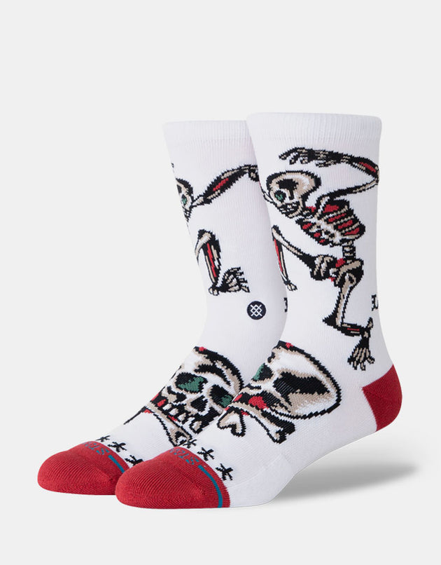 Stance x Bert Krak Skeleton Crew Socks - White