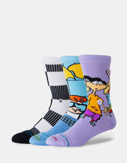 Stance x Cartoon Network Crew Socks Box Set - Multi