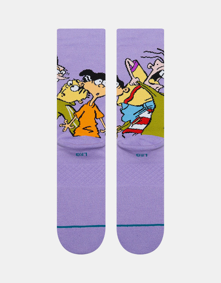 Stance x Cartoon Network Ed Edd Eddy Crew Socks - Purple