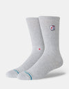 Stance Hit Me Crew Socks - Heather Grey