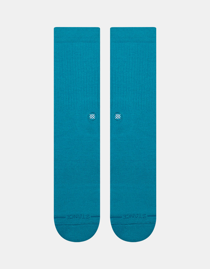 Stance Icon Crew Socks - Teal Blue