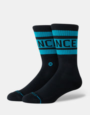 Stance Boyd Crew Socks - Teal Band