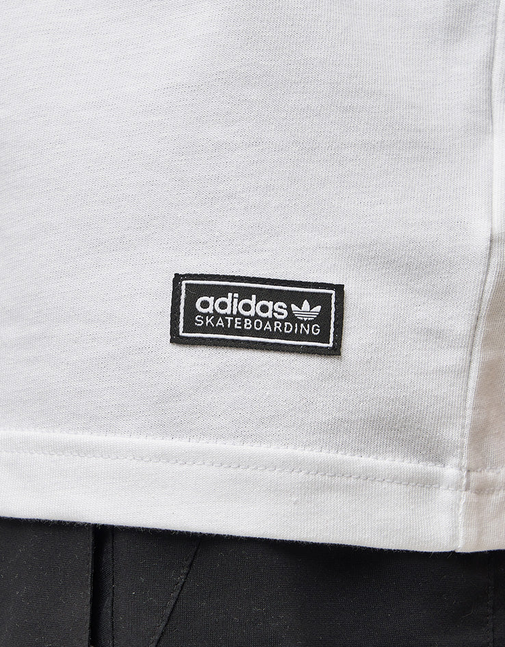 adidas FSBS Ringer T-Shirt - White/Aurora Ink