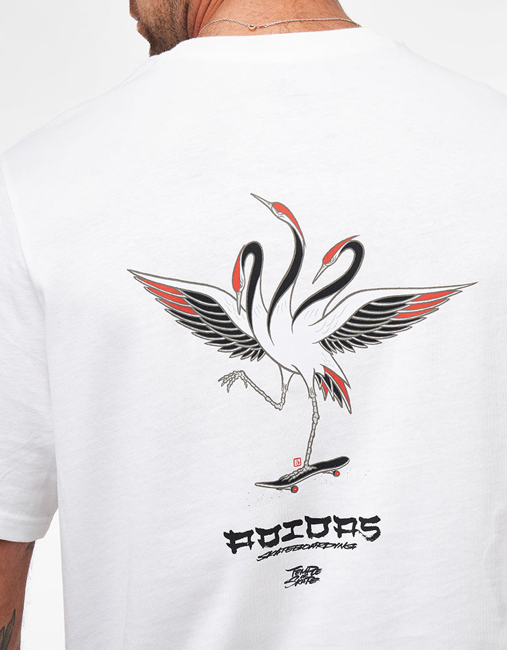 adidas TOS Crane T-Shirt - White/Black
