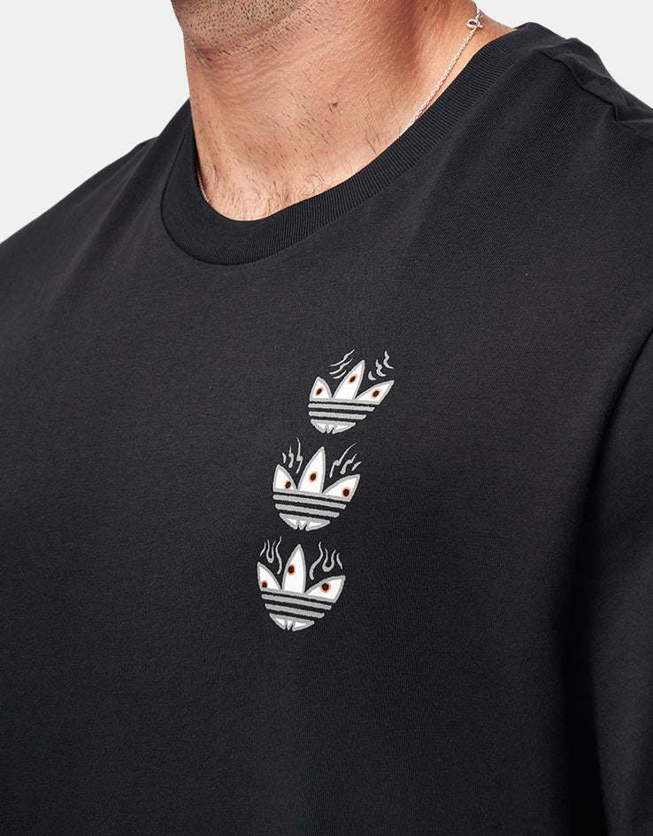 adidas TOS Curb T-Shirt - Black/Multi