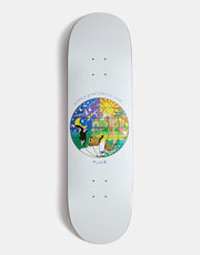 Skateboard Cafe Great Place White Skateboard Deck - 8.7"