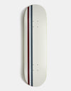 Skateboard Cafe Stripe Cream Burgundy Skateboard Deck - 8.6"