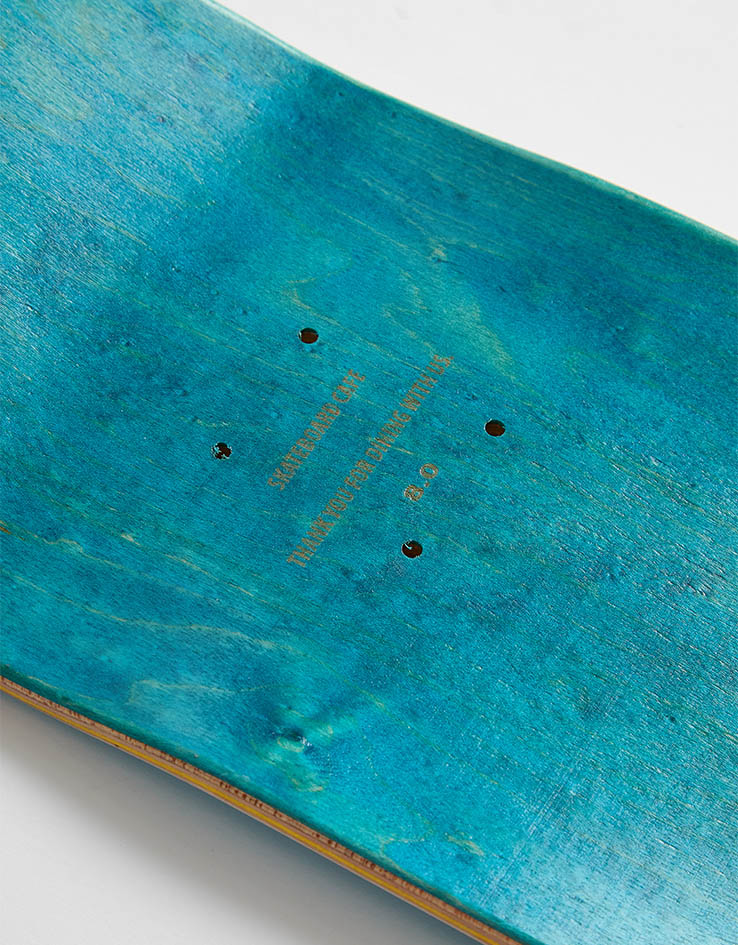 Skateboard Cafe Great Place Baby Blue Skateboard Deck - 8"