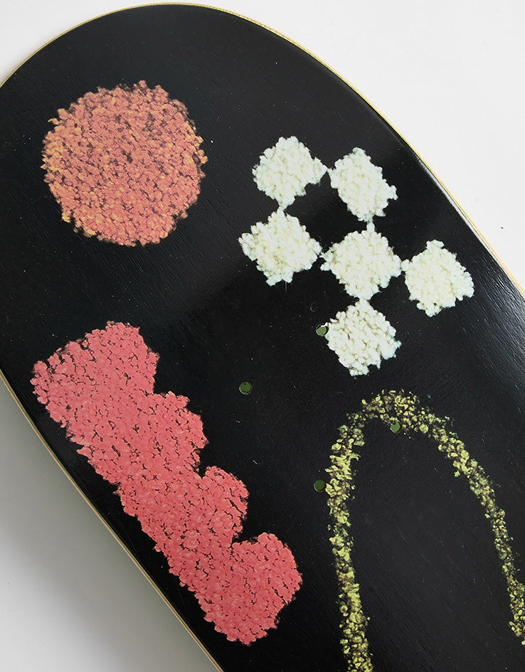 Skateboard Cafe April Black Skateboard Deck - 8.1"