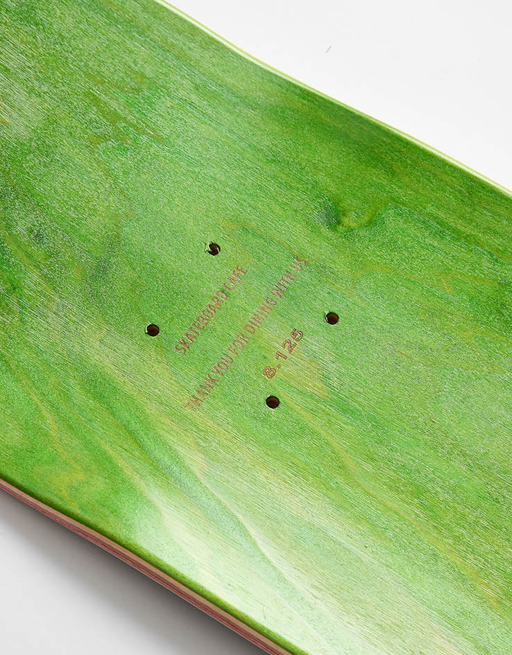 Skateboard Cafe April Black Skateboard Deck - 8.1"