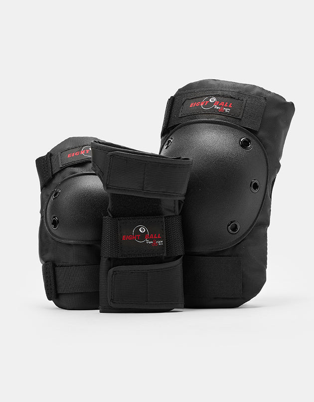 Eight Ball Triple Pack Pad Set - Black