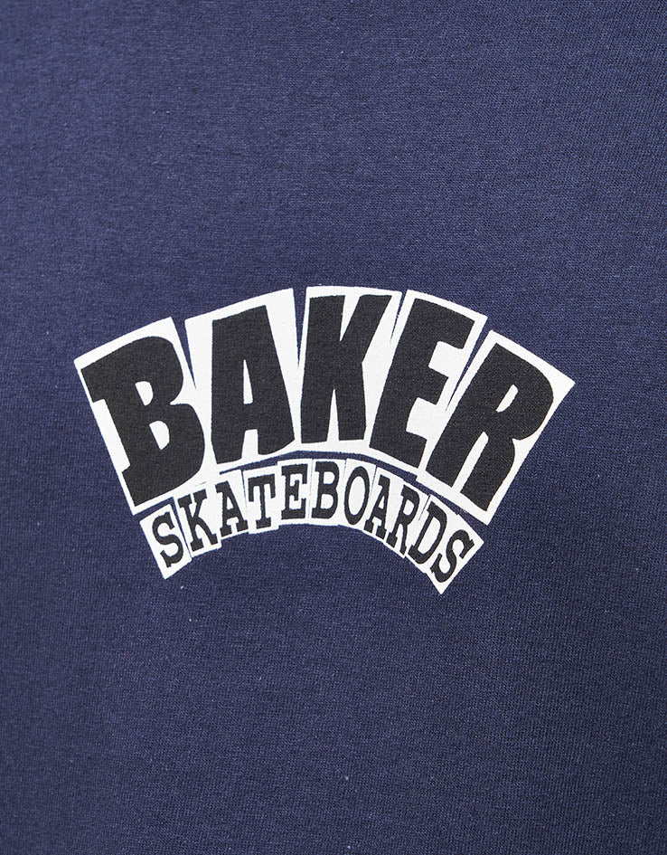 Baker Arch Logo T-Shirt - Navy