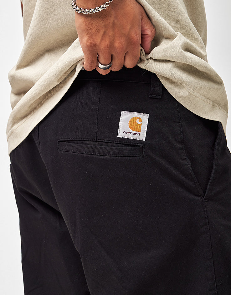 Carhartt WIP Brady Pant - Black (Stone Washed)