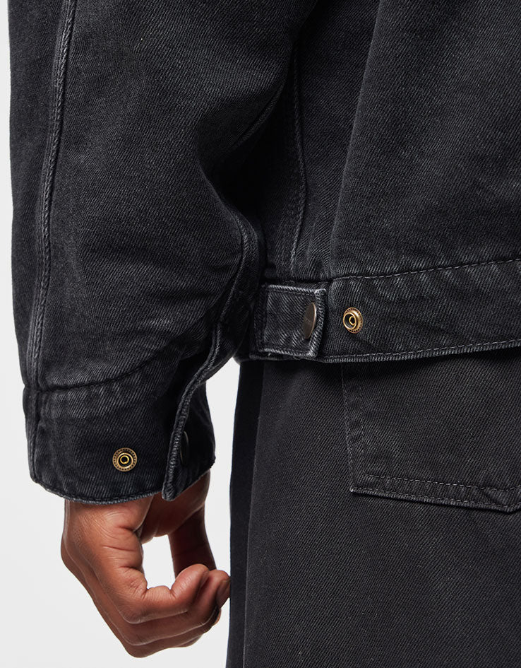 Carhartt WIP OG Detroit Jacket - Black/Black (Stone Washed)