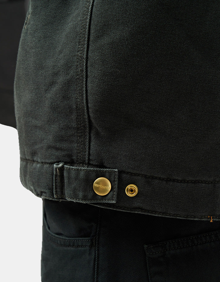 Carhartt WIP OG Detroit Jacket - Raven/Black (Stone Canvas)
