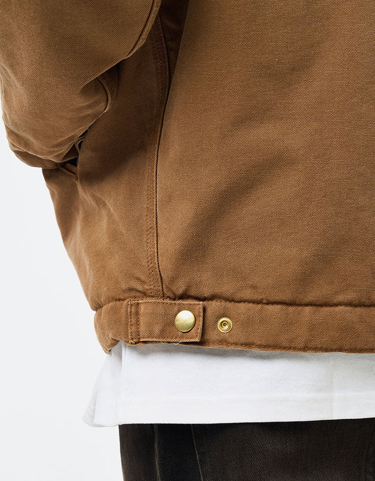Carhartt WIP OG Detroit Jacket - WIP H Brown/Tobacco (Stone Canvas)
