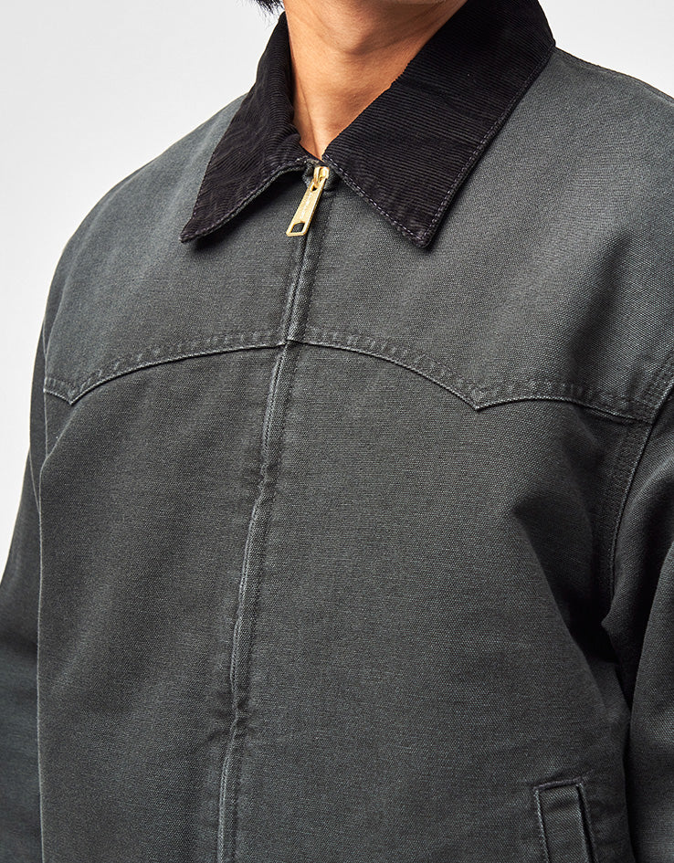 Carhartt WIP OG Santa Fe Jacket - Raven/Black (Stone Canvas)