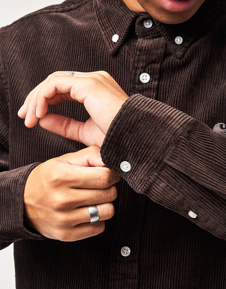 Carhartt WIP L/S Madison Cord Shirt - Tobacco
